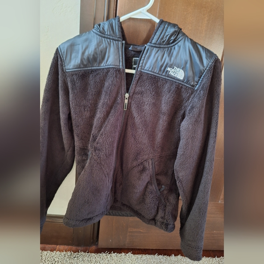 The North Face Black Quilted Fleece Jacket